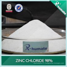 Chlorure de zinc de qualité industrielle et de qualité Batery